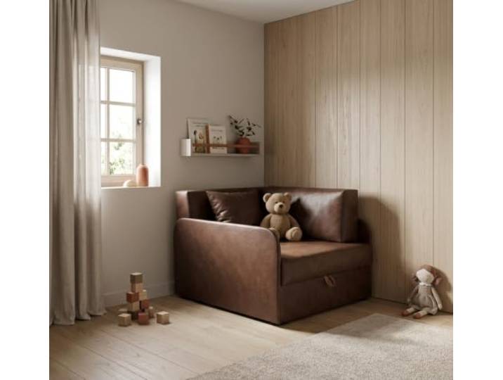 Family Meble Kinder-Schlafsofa Denis Boston mit Bettkasten, ausziehbar – Variante Boston 66