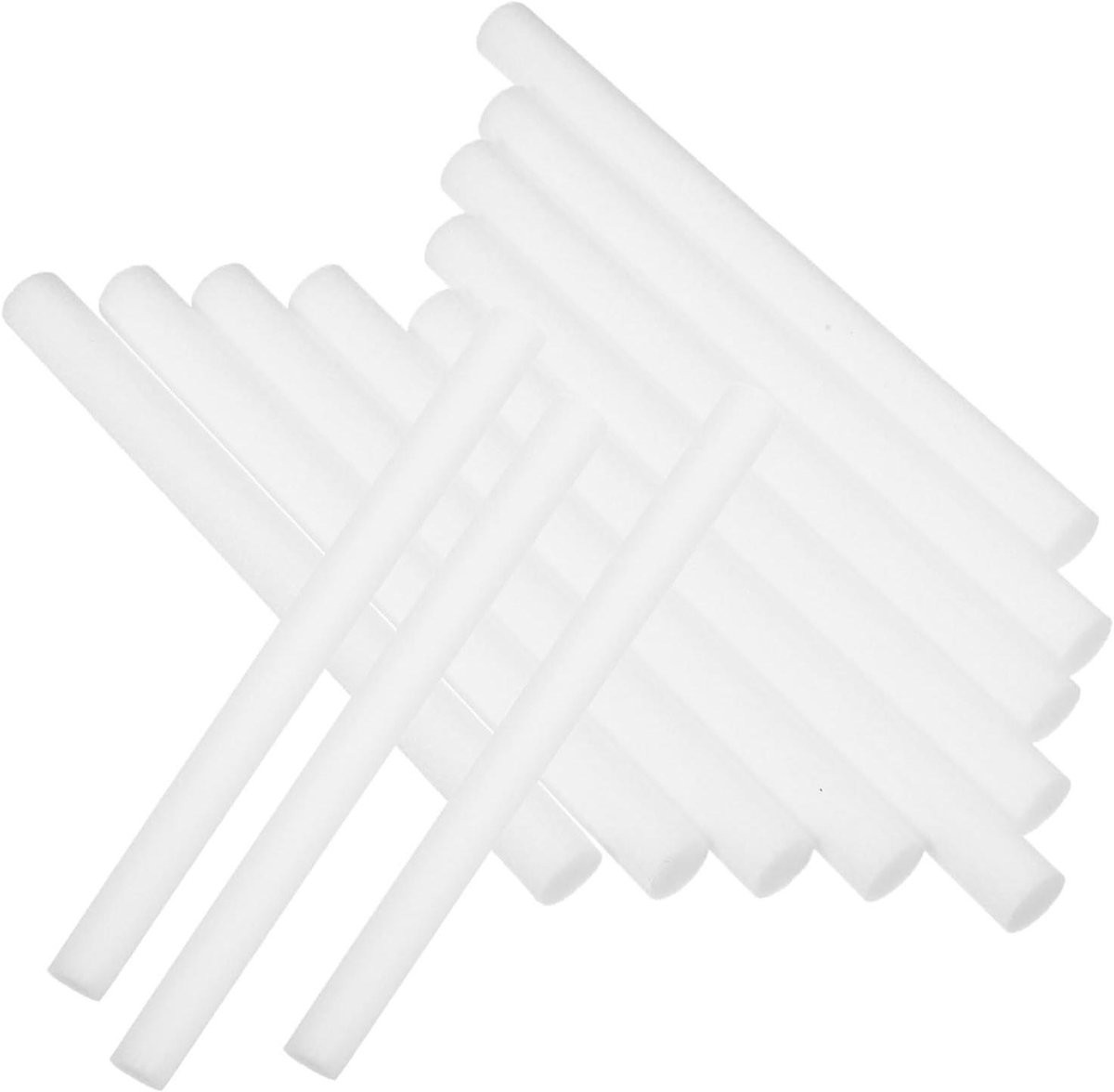 Wit Geurverspreider met Diffuser Stokjes Katoen - 10 cm Lengte