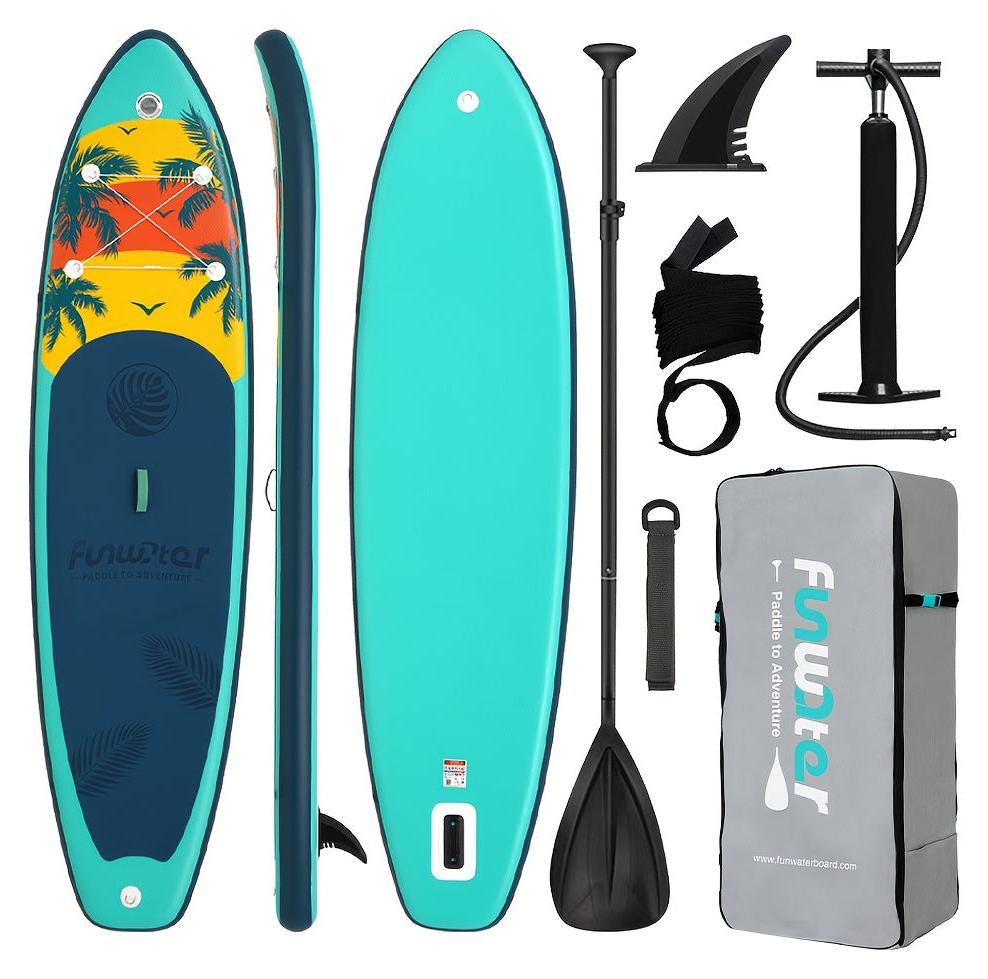 Aufblasbares Paddleboard - SUP-Board - Stand-Up-Paddle - Aufblasbares Surfbrett - Wassersportbrett