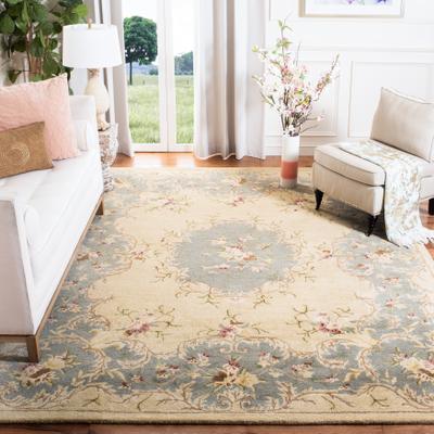 SAFAVIEH Handmade Bergama Achsah Oriental Hand-spun Wool Rug