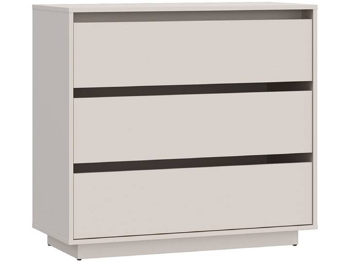 Kommode TAHOE 3 Schubladen 41.4x93.2x85.4cm sand dekor