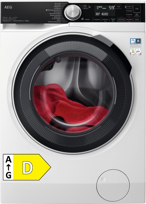 AEG 8000 PowerCare LWR8B80600 Waschtrockner   weiß/schwarz - Refurbished