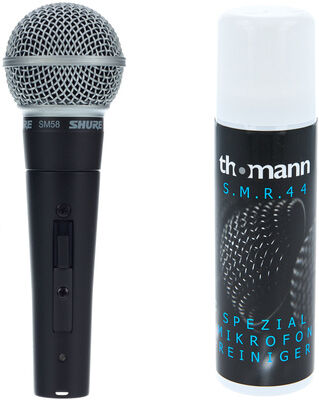 Shure SM58 S Cleaner Bundle