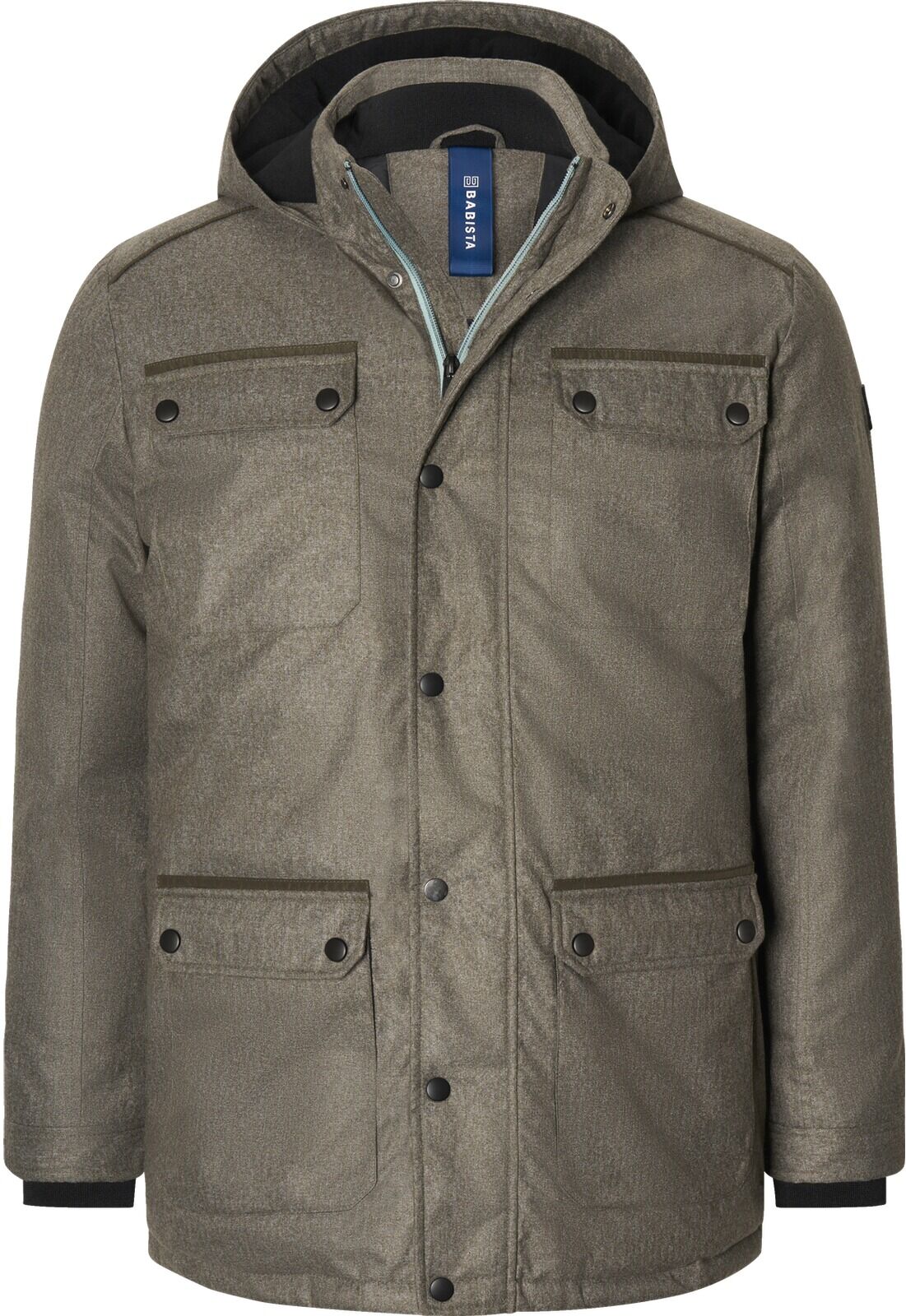 Outdoorjacke BABISTA "Outdoorjacke STELLI", Herren, Gr. 70, grau (oliv), Jacken Outdoorjacke