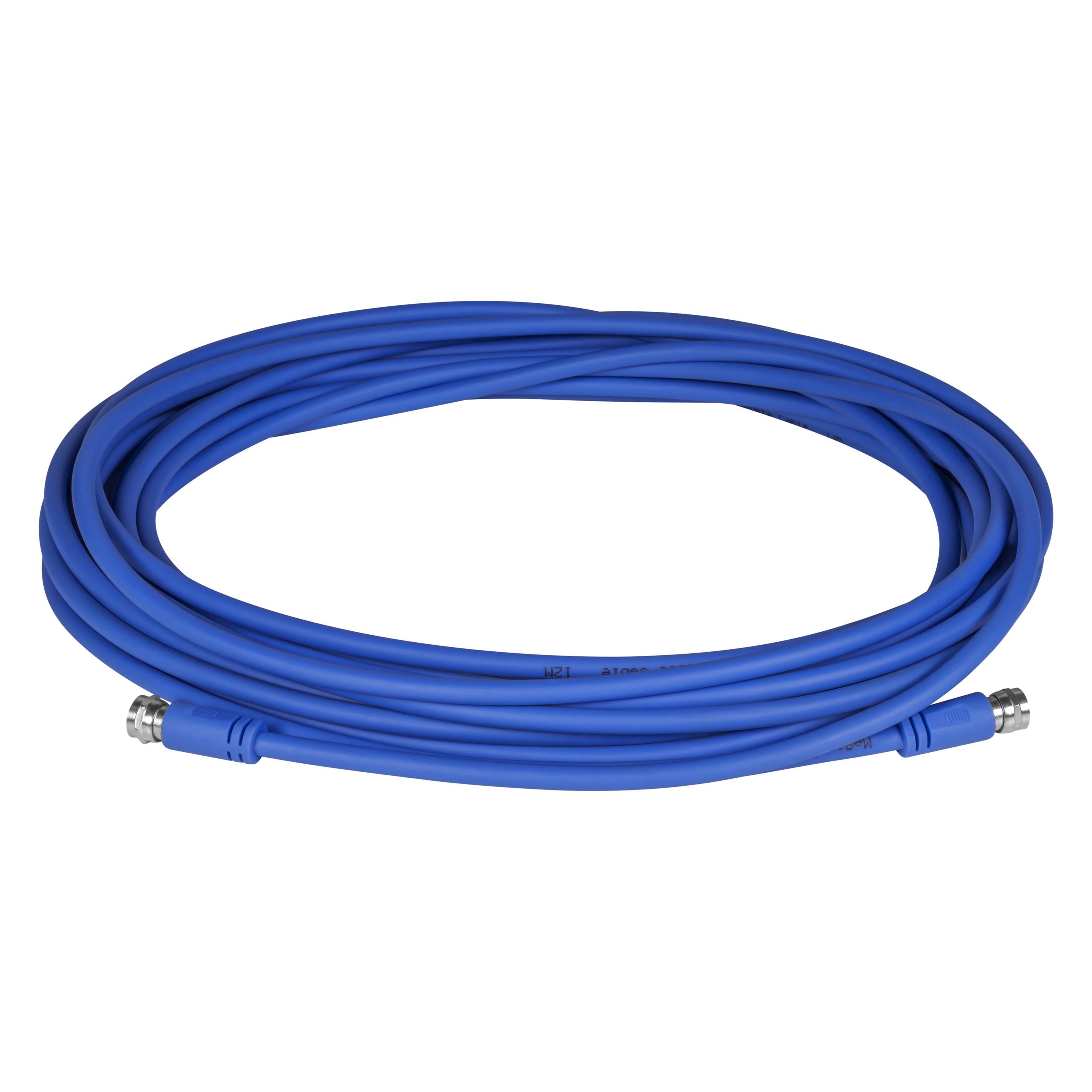 Megasat 100205 hochflexibles Koaxial Kabel blau (75 dB, SAT Kabel) (100205)
