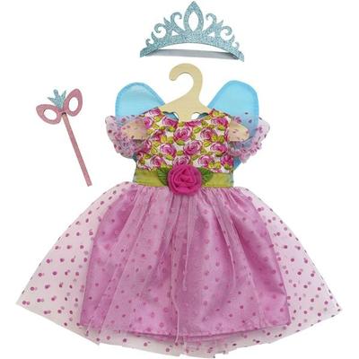 Puppenkleid ''Prinzessin Lillifee'' mit Glitzerkrone und Augenmaske, 3-teilig,