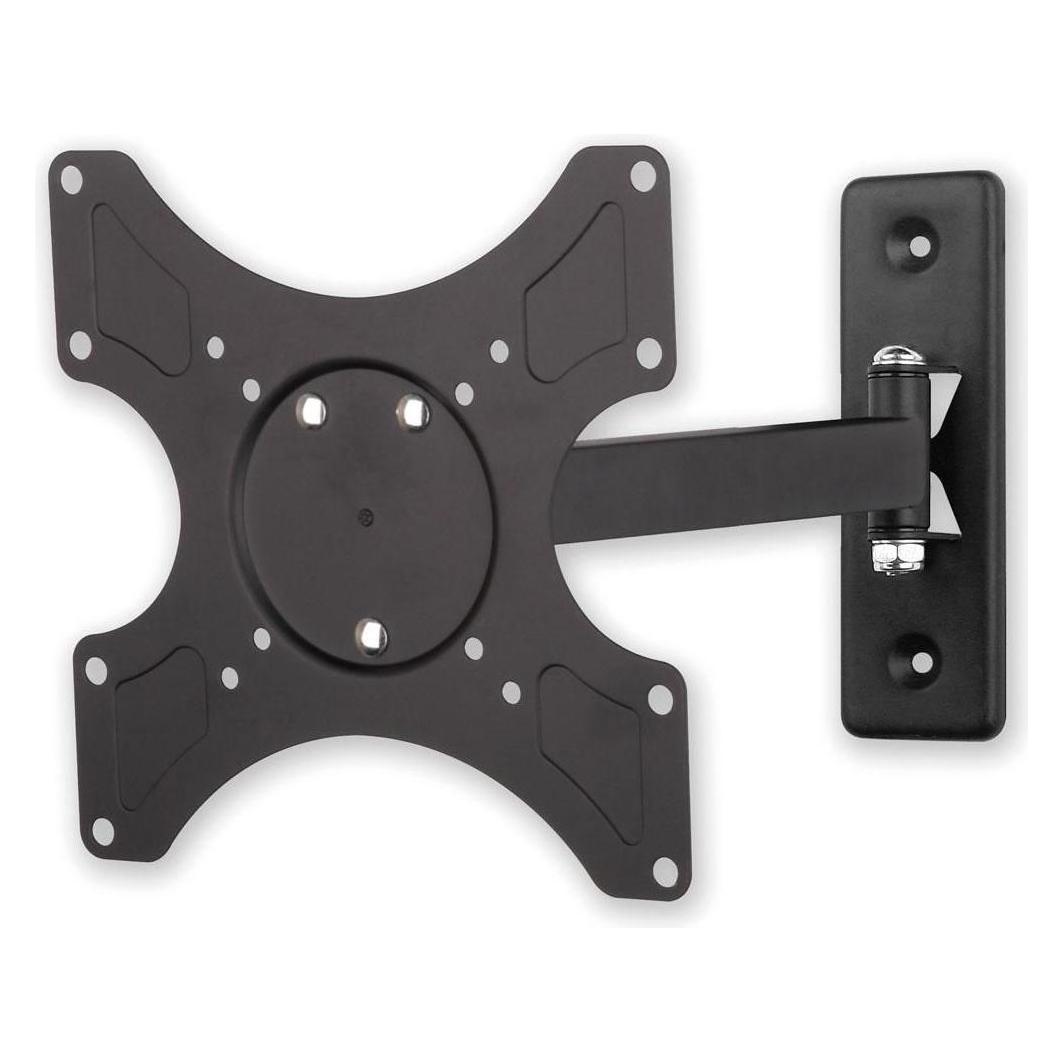Techly Befestigungskit (Wandplatte, VESA-Adapter) - für Flachbildschirm - Schwarz - Bil (Wand, 25 kg, 19" - 37") (ICA-LCD-2901)