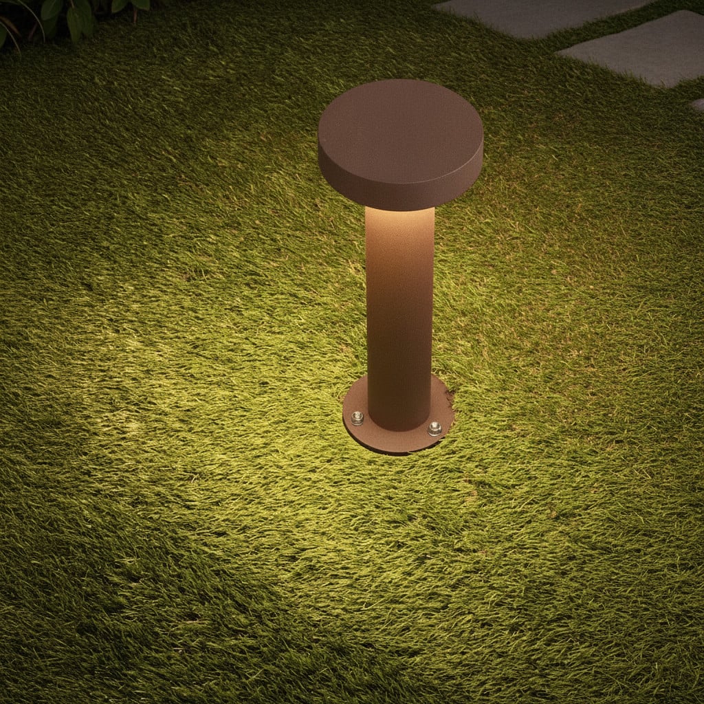 Lyora Design Tuinlamp Gong - Roestbruin - Hoogte: 30 cm