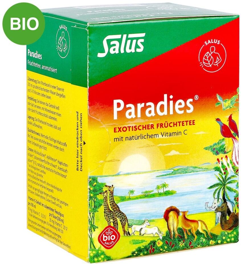 Paradies Vitamin C Früchtetee Beutel salus