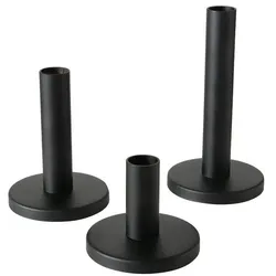 Kerzenleuchter-Set Malko schwarz