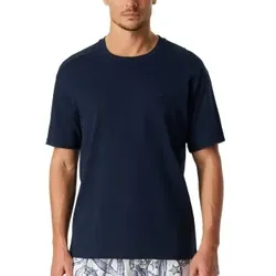 Schiesser Mix and Relax Men Short Sleeve Shirt Marine Baumwolle Medium Herren
