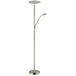 Globo Lighting Deckenfluter   , silber , Maße (cm): H: 180  Ø: 30