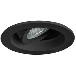 Brumberg Einbaustrahler GX5,3 / max. 50 W, rund, schwenkbar, schwarz, vertieft, IP20 BRUM-00006380