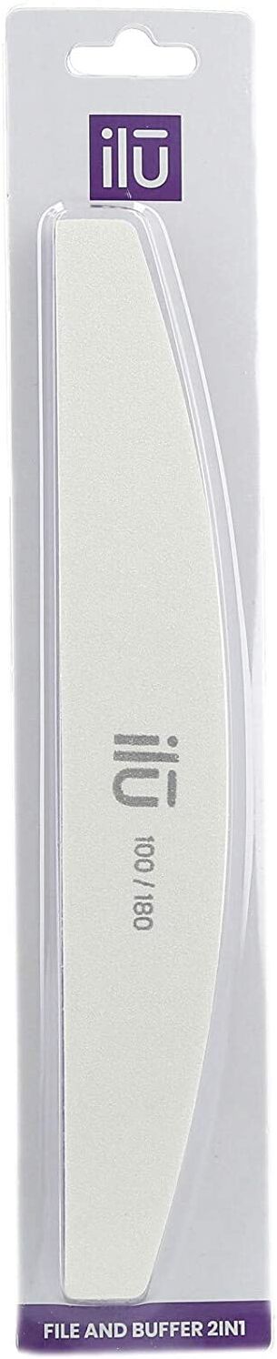 T4B Ilu Pulidor y Lima de Uñas 2 en 1 100/180 Bridge Purple
