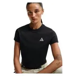 Nike, Damen, Sportshirt, ACG Noir Damen-Crop-T-Shirt (S), Schwarz