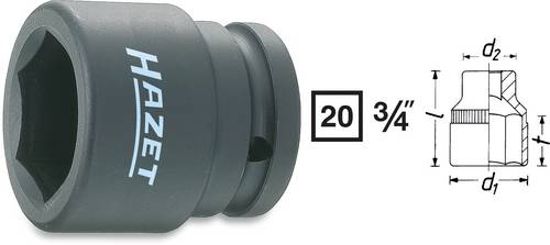 Hazet Kraft-Steckschlüsseleinsatz 3/4 (20 mm) 1000S-28