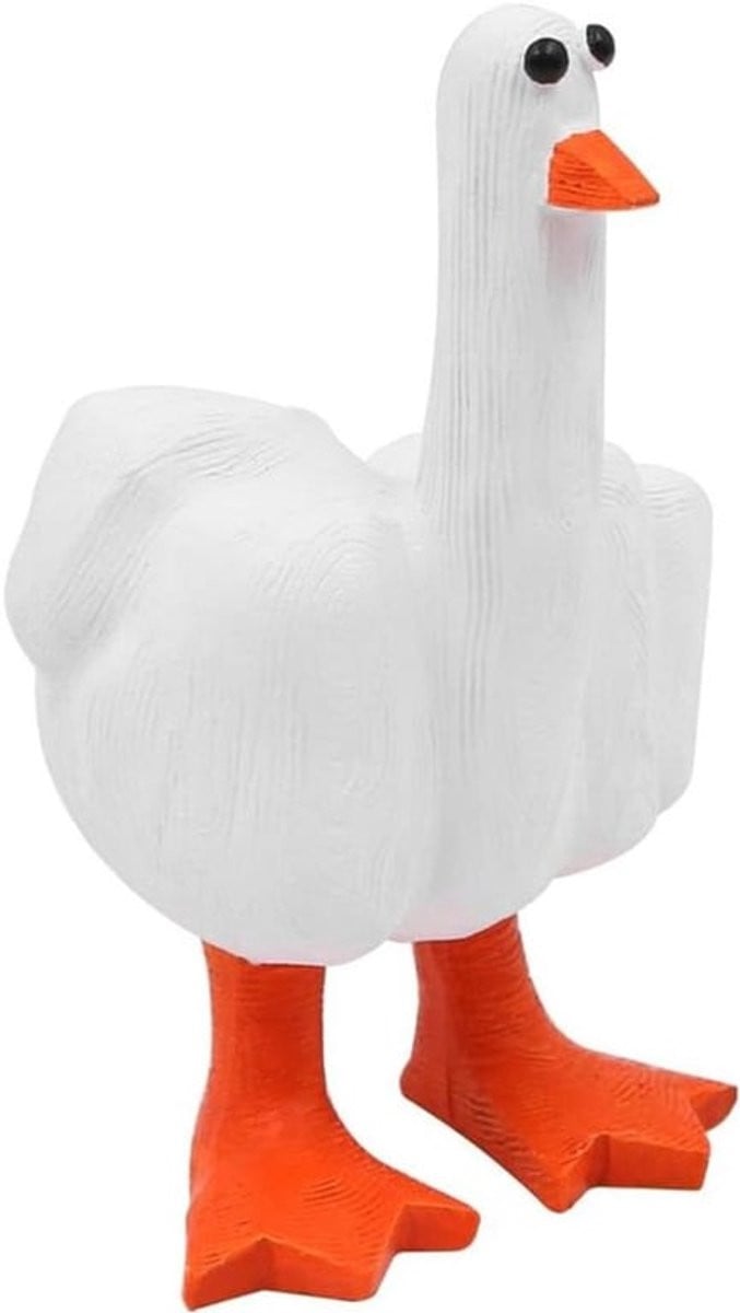 Decoratief eend standbeeld van hars voor binnen