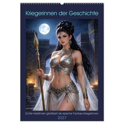 Kriegerinnen der Geschichte (Wandkalender 2027 DIN A2 hoch), CALVENDO Monatskalender