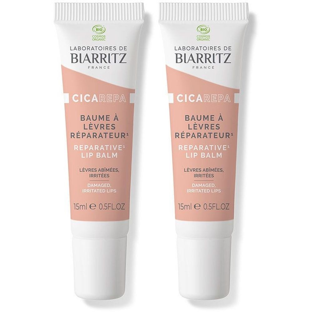 Laboratoires DE Biarritz Baume À Lèvres Réparateur Cica Repa - labial réparateur. 2x15 ml Balsam