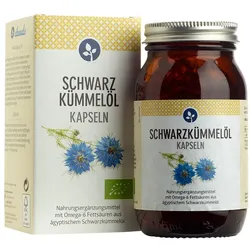 SCHWARZKÜMMELÖL 500 mg Kapseln Bio vegan ägypt. 120 St