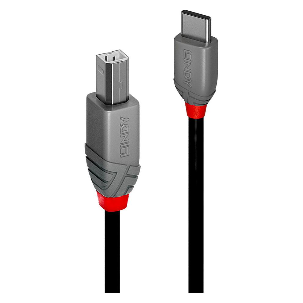 Lindy USB C - USB B (1 m, USB 2.0) (36941)