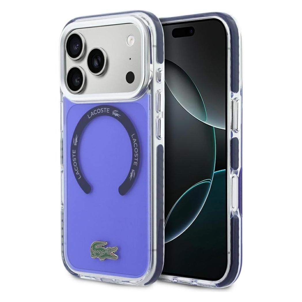 Lacoste Shockproof Transparent Frosted MagSafe Case for iPhone 17 Pro marine (Apple iPhone 17 Pro) (67155994)
