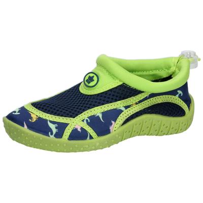 Badeschuh LICO "Badesandale Leyte", Jungen, Gr. 27, blau, Textil, Schuhe Badeschuh