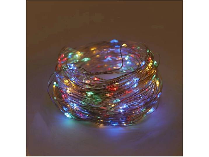 LED-Girlande CROSBY Silberfarben 3190cm