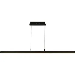 LED-Hängeleuchte Schwarz/Weiß max. 17 Watt