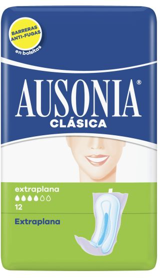 Ausonia Extra Flat Normal Compresses 12 Units