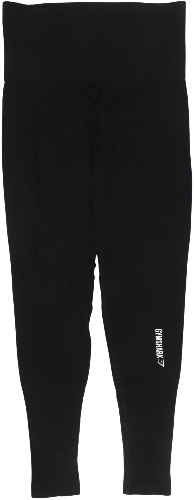 Gymshark Damen Stoffhose, Schwarz, Gr. W26, kein / Etikett - Second Hand