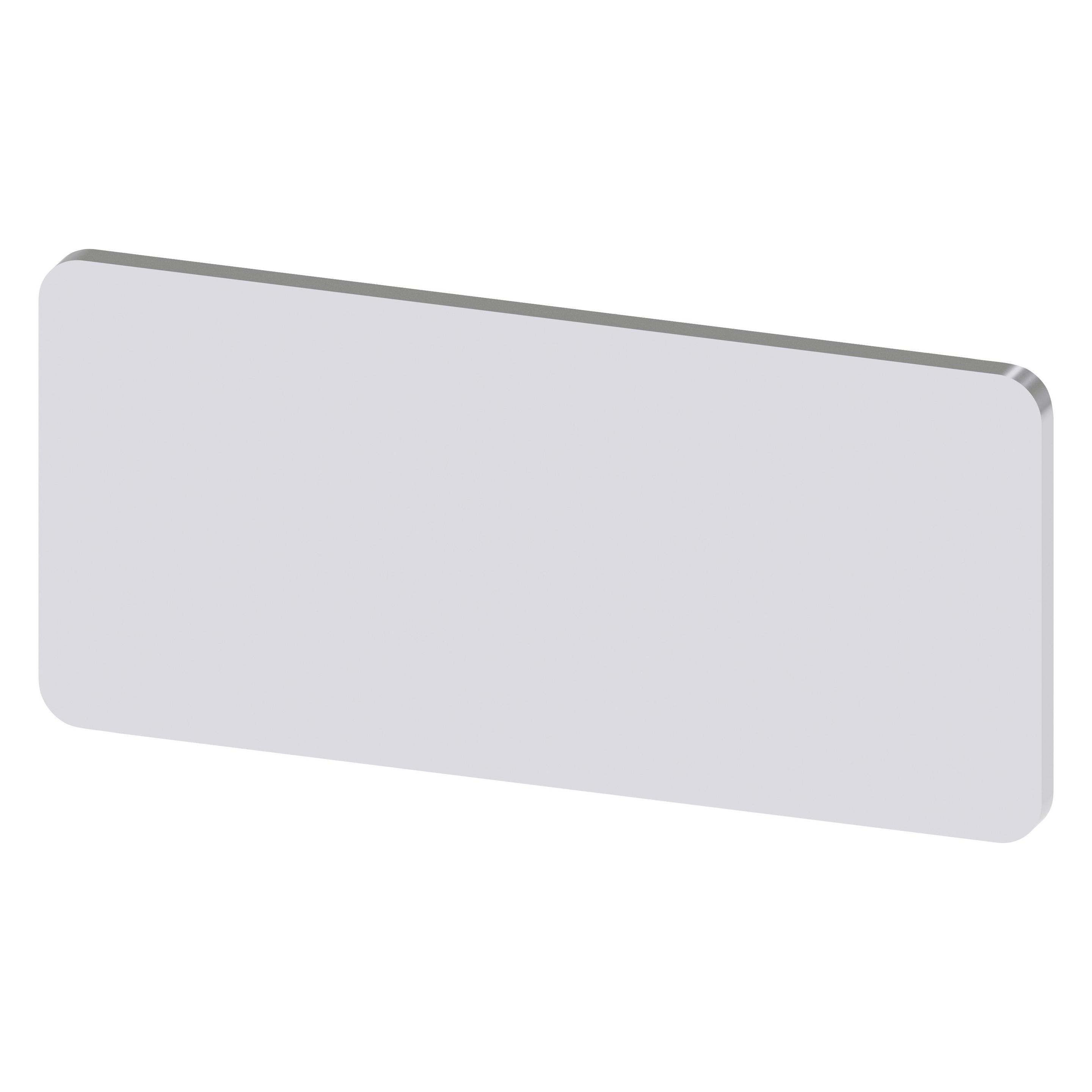 Siemens Labeling plate 12.5x27mm, silver (3SU1900-0AC81-0AA0)