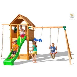 Fungoo Spielturm "Fortress Move+",teak,