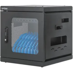 Manhattan Desktop Ladeschrank mit 10 Steckdosen