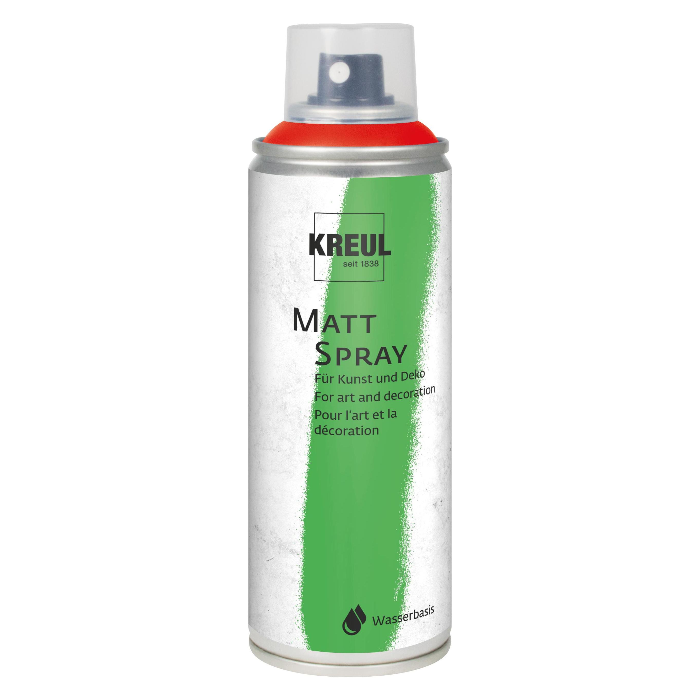 Kreul Sprhfarbe MATT SPRAY, dunkelrot, 200 ml (200 ml) (76315)