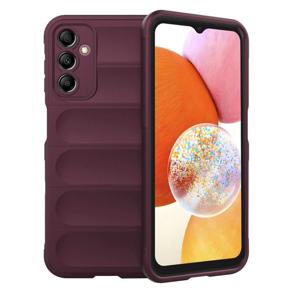 Techsuit - Magic Shield - Samsung Galaxy A14 4G / A14 5G - Bordeaux (Samsung Galaxy A14, Samsung Galaxy A14 5G) (56346884)