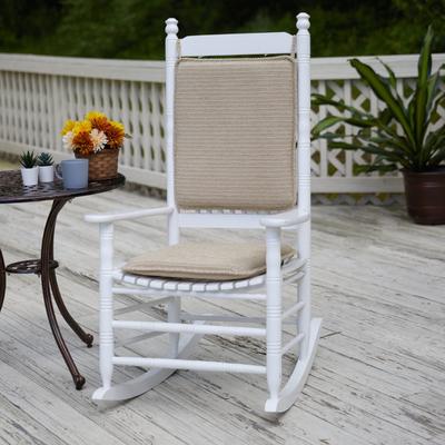 Klear Vu Reversible Chenille Rocking Chair Cushion Set