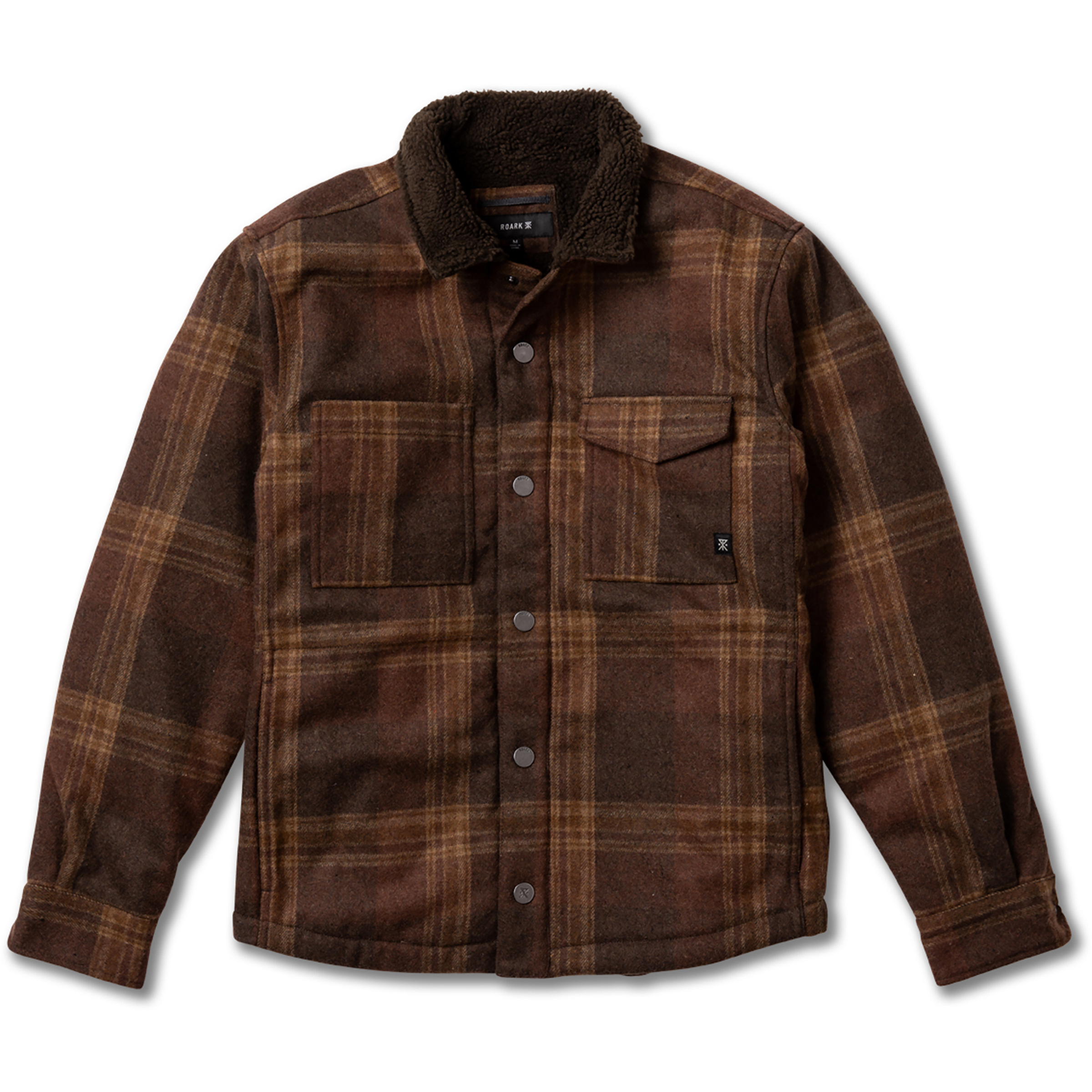 Roark Hebrides 2.0 Sherpa Herren Freizeitjacke, Parkas braun Größe L Lifestyle Atmungsaktiv