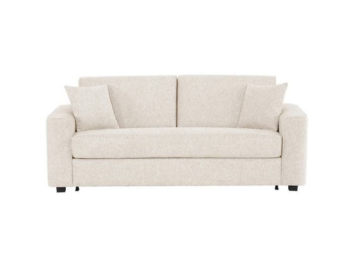 Xora Schlafsofa, Creme, Kunststoff, 3-Sitzer, Füllung: Schaumstoff, 205x83x100 cm, Stoffauswahl, Rücken echt, Kinderzimmer & Jugendzimmer, Jugendmöbel, Jugendsofas