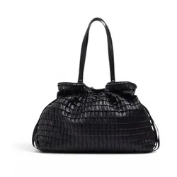 Liu Jo für Damen. AF6098-E1169 Große Tasche Riccy geprägt schwarz (OSFA), Lässig, Polyester