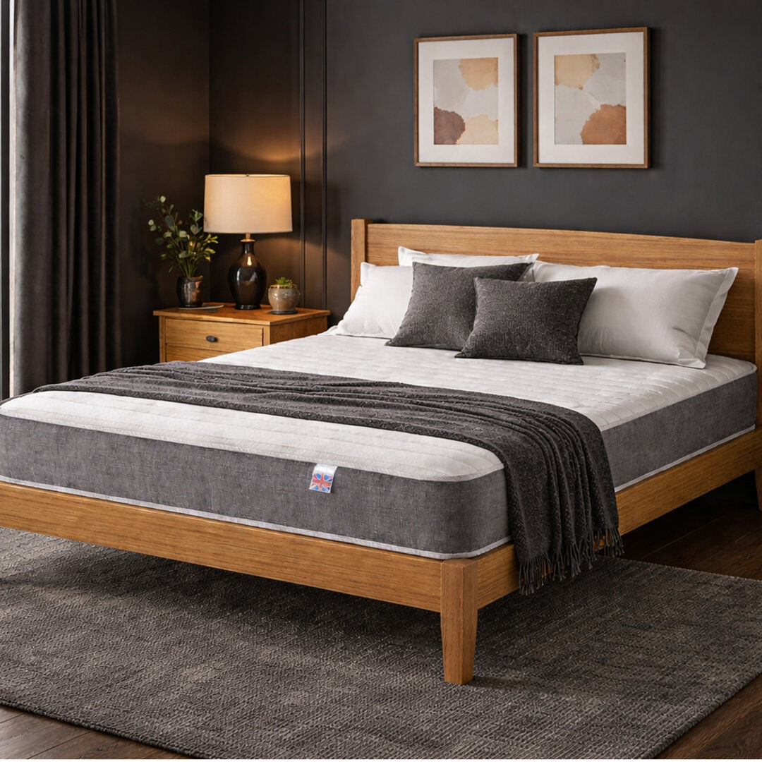Latitude Run 3000 Pocket Luxury Medium Twin Suspension Hybrid Mattress with Memory Foam and Micro Springs Small Double (4')