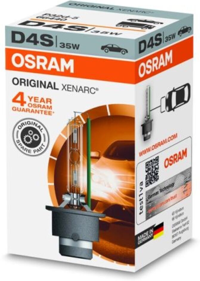 Ams-Osram Glühlampe Xenon OSRAM D4S Xenarc 35W, 1 Stück