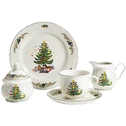 Seltmann Weiden Kaffeeservice Marieluise Weihnachten 20er Set