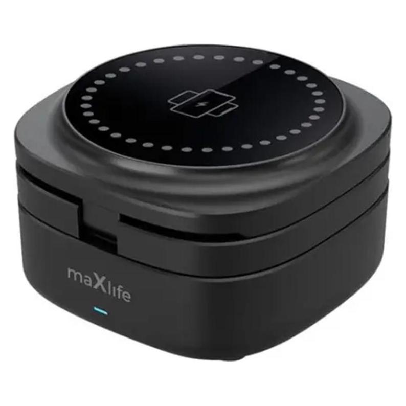 Maxlife MXWC-06 magnetisches kabelloses Ladegerät 15W schwarz 3in1 (15 W) (5907457780156)