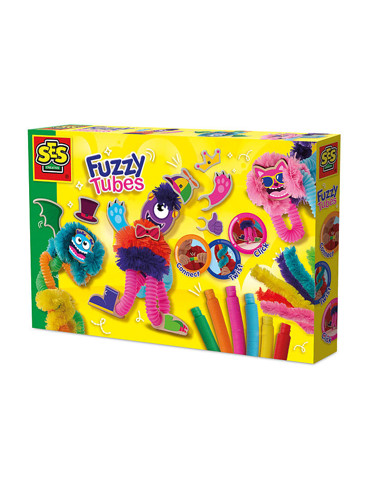 SES Bastelset "Fuzzy Tubes" - ab 3 Jahren - onesize
