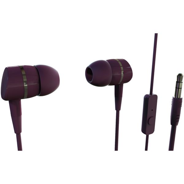 Vivanco In-Ear Kopfhörer kabelgebunden Smartsound (Violett) 38012
