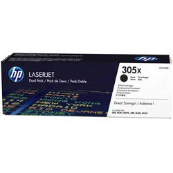 HP Original 305X Toner - schwarz Doppelpack (2x CE410X)