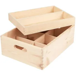 Zeller Present, Aufbewahrungsbox, Kisten-Sets (18 l, 1x, 40 x 30 x 15 cm)