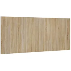 Décoshop26 - Kopfteil Schlafzimmeraccessoire Möbelstück 200 x 1,5 x 80 cm braunes MDF TDL0203584