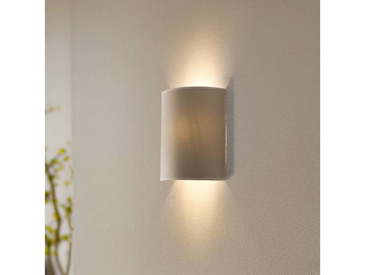 Wandleuchte Idun Duolla, dimmbar, creme / amber, für Wohn- / Esszimmer, Modern
